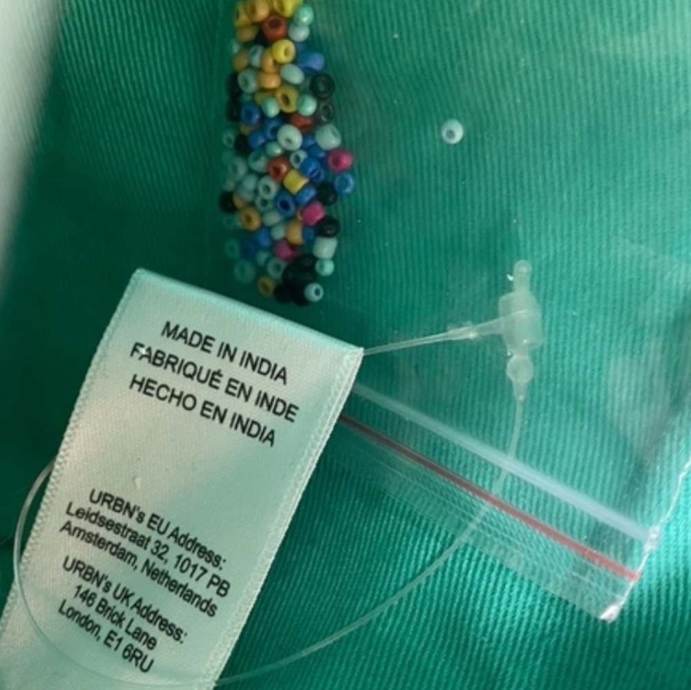 Anthropologie x Natalie Lete Beaded Lucky Charm "Long Life" Clutch - multi-color - Picture 5 of 10
